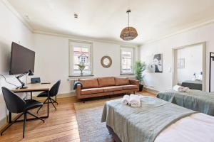 TV a/nebo společenská místnost v ubytování Sali Homes - Schwäbisch Hall Altstadt #70