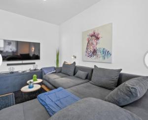 TV a/nebo společenská místnost v ubytování Apartman Arija-Pino
