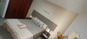 Cama o camas de una habitación en CASA JOSE "Acogedor Apartamento cerca de la playa"