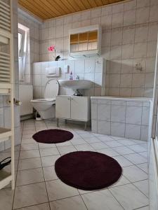 Koupelna v ubytování Ferienwohnung - Hitzacker - Tießau