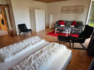 Posezení v ubytování Ferienwohnung - Hitzacker - Tießau