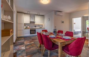 Kuchnia lub aneks kuchenny w obiekcie Pet Friendly Apartment In Madulin