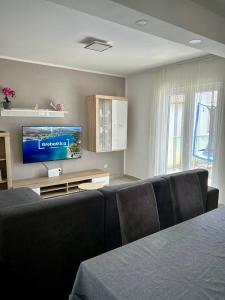 TV a/nebo společenská místnost v ubytování Apartment near sea ,,Brale'' - Galešnica