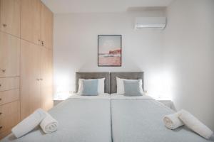 Ένα ή περισσότερα κρεβάτια σε δωμάτιο στο Villa Telio +19 φωτογραφίες