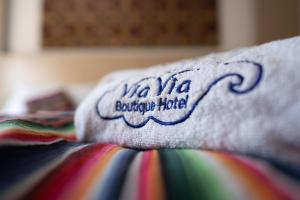 Rúm í herbergi á ViaVia Boutique Hotel - Kathmandu