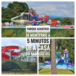 Aquapark v prázdninového domu nebo okolí