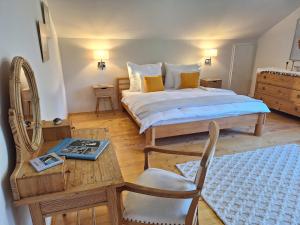 Posteľ alebo postele v izbe v ubytovaní Hideaway Sandlehen