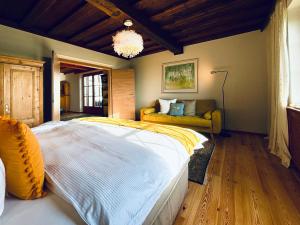 Posteľ alebo postele v izbe v ubytovaní Hideaway Sandlehen