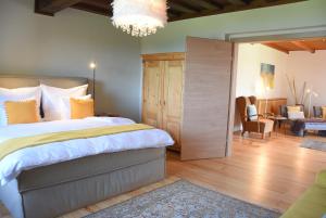 Posteľ alebo postele v izbe v ubytovaní Hideaway Sandlehen