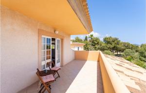 Balkón nebo terasa v ubytování 3 Bedroom Gorgeous Home In Cala Bona