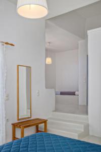 Posteľ alebo postele v izbe v ubytovaní Violet house Agios Sostis + 12 fotografií