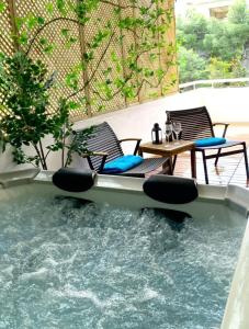 Πισίνα στο ή κοντά στο Vouliagmeni Seaside Luxury Home