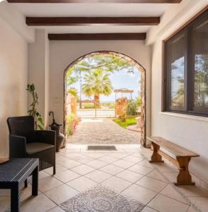 A garden outside Una Araucaria sul mare