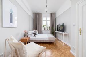Posteľ alebo postele v izbe v ubytovaní 2 - bedroom Apartment with balcony - Rejtana 10