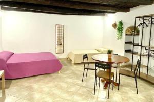 Posezení v ubytování La casa della Cantinera