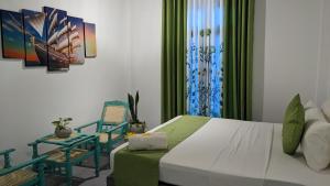 Postel nebo postele na pokoji v ubytování Green villa & Soul Villa & Soul cabana