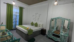 Postel nebo postele na pokoji v ubytování Green villa & Soul Villa & Soul cabana
