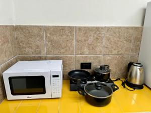 Kuchyň nebo kuchyňský kout v ubytování Way Kap Hostel Cusco