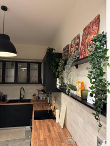 A kitchen or kitchenette at 1 BedRoom Apt - Live Like A Local In Kolonaki