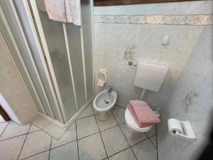 Koupelna v ubytování Casa Luca