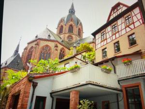 Bygningen som lejligheden ligger i