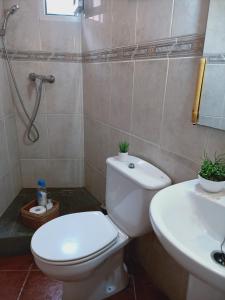 Bilik mandi di Loft Centro Histórico Arucas