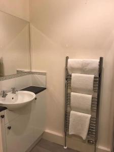 Koupelna v ubytování newington accommodation
