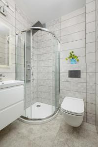 Koupelna v ubytování Akwamaryn Apartamenty