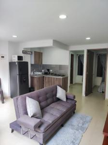 Nhà bếp/bếp nhỏ tại Apartamento en Cali