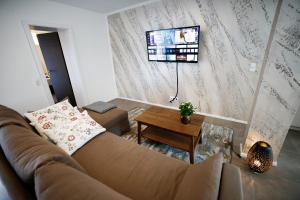 Posezení v ubytování Ferienwohnung Lisa