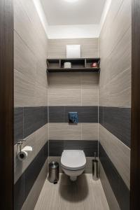 A bathroom at Aranymandula apartmanok
