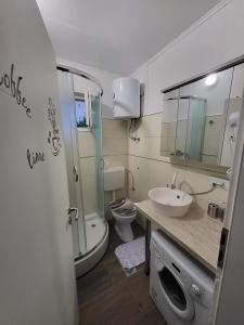 Kúpeľňa v ubytovaní Studio apartman Diklo