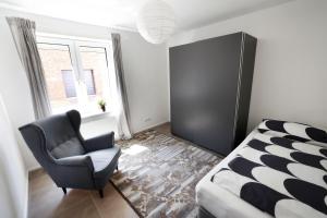 Postel nebo postele na pokoji v ubytování Ferienwohnung Lisa