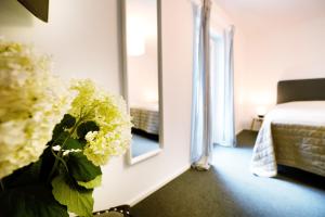 Postel nebo postele na pokoji v ubytování Ferienwohnung Lisa