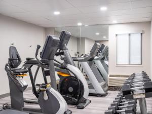Fitness centrum a/nebo fitness zařízení v ubytování Candlewood Suites Rockford by IHG