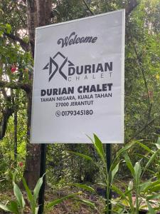 Certifikát, hodnocení, plakát nebo jiný dokument vystavený v ubytování Durian Chalet