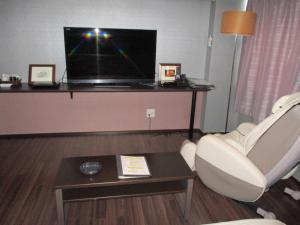 TV a/nebo společenská místnost v ubytování Town Hotel 41