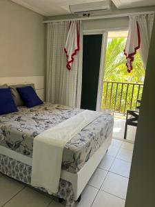 Postel nebo postele na pokoji v ubytování Apartamento Completo no Beach Living Porto das Dunas - Apto Luxo + 73 fotografií