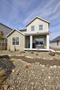 Bygningen som feriehuset ligger i