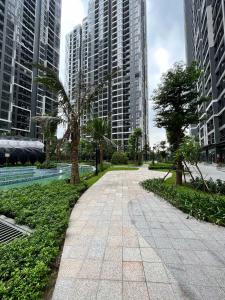 Zahrada ubytování 2Br Vinhomes Apt Balcony City view Cozy + 23 fotografií