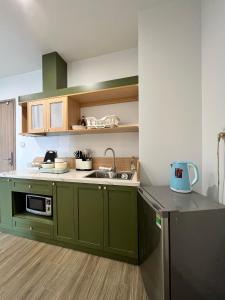 Kuchyň nebo kuchyňský kout v ubytování 2Br Vinhomes Apt Balcony City view Cozy