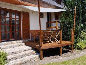 Zahrada ubytování Liliomfa apartman