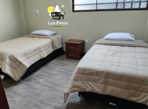 Postel nebo postele na pokoji v ubytování Residencial LOS PINOS habitación compartida + 1 fotografie