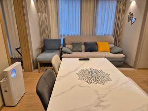 Posezení v ubytování The solid residence - Elbon the stay by haeundae