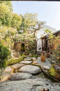 Zahrada ubytování Kominka Mitsuhama Ryokan