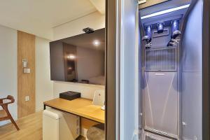 Rubato Hotel Ulsan Junggu的厨房或小厨房
