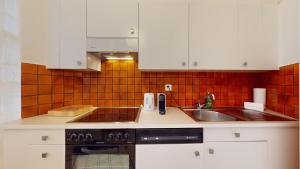 Kuchyň nebo kuchyňský kout v ubytování Charming flat in the heart of Sierre