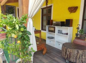 Kuchyň nebo kuchyňský kout v ubytování Lemon Garden