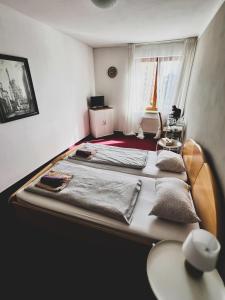 Postel nebo postele na pokoji v ubytování hotel Florian Sedlčany
