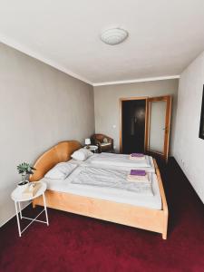 Postel nebo postele na pokoji v ubytování hotel Florian Sedlčany